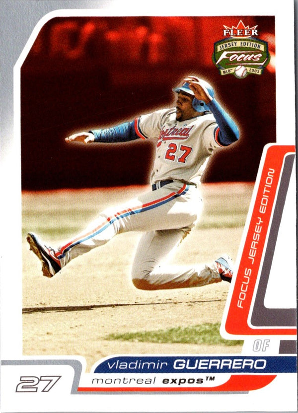 2003 Fleer Focus Vladimir Guerrero #109