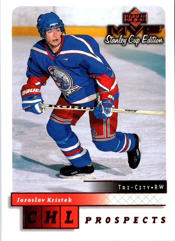 1999 Upper Deck MVP Stanley Cup Jaroslav Kristek #201 Rookie