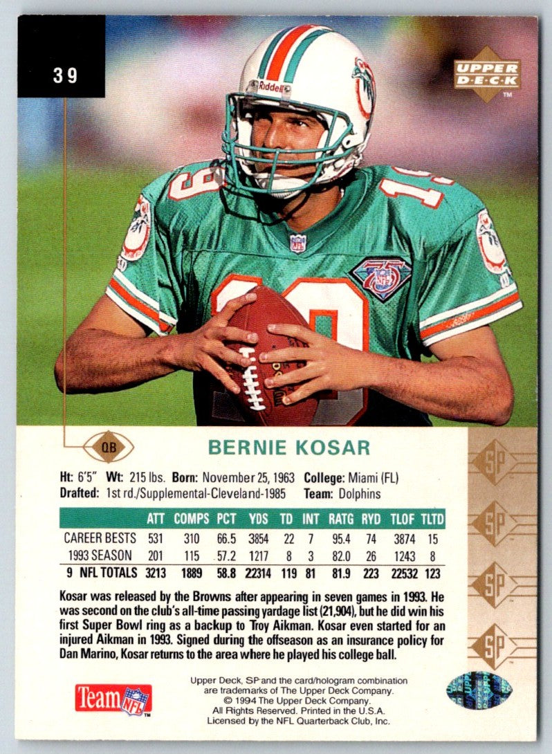 1994 SP Bernie Kosar