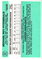 1984 Donruss Mike Fitzgerald #482 Rookie