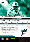 2011 Panini Absolute Memorabilia Brandon Marshall