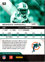 2011 Panini Absolute Memorabilia Brandon Marshall #52
