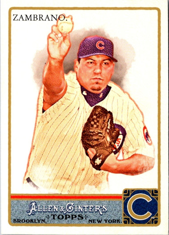 2011 Topps Allen Ginter Carlos Zambrano #143