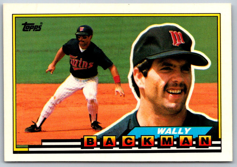 1989 Topps Big Wally Backman