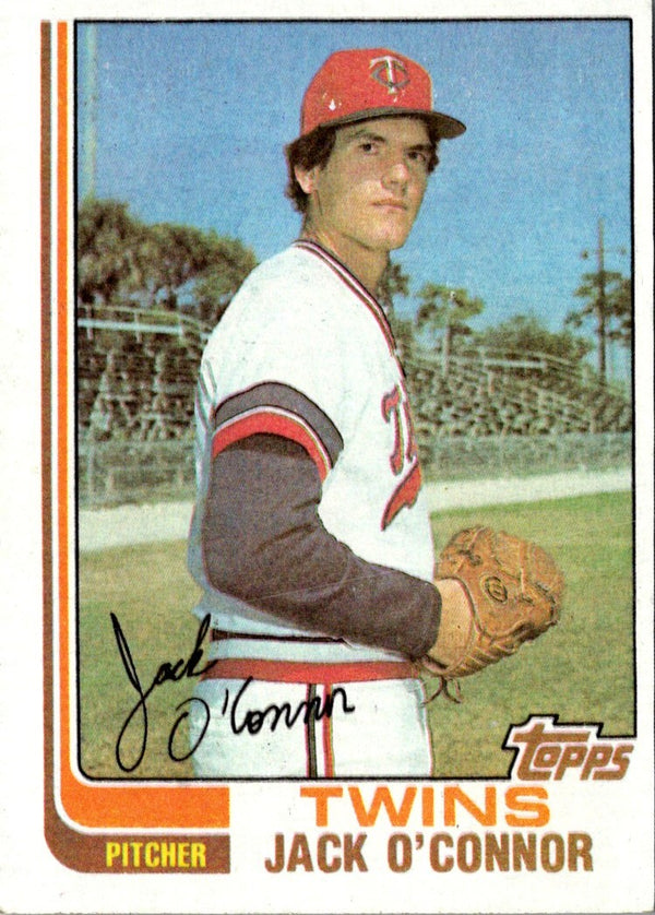 1982 Topps Jack O'Connor #353 Rookie