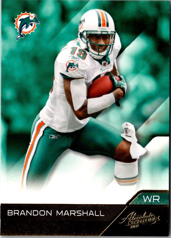 2011 Panini Absolute Memorabilia Brandon Marshall #52