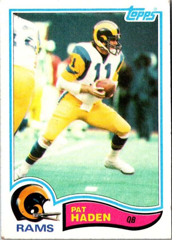 1982 Topps Pat Haden #377