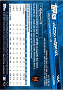 2017 Topps Chrome Jacob DeGrom