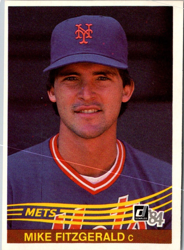 1984 Donruss Mike Fitzgerald #482 Rookie