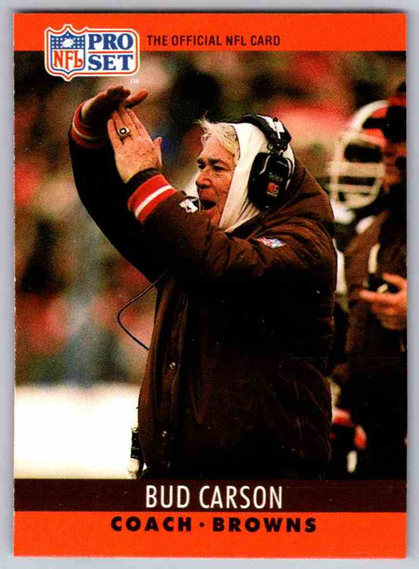 1990 Pro Set Bud Carson #77