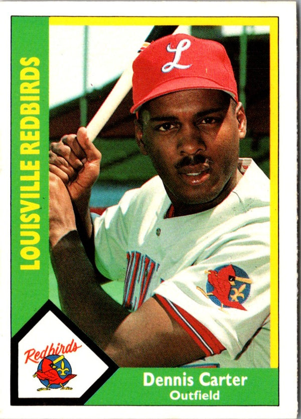 1990 CMC Louisville Redbirds Dennis Carter #10