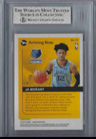 2019 NBA Hoops Ja Morant #12 Rookie Arriving Now
