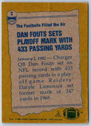 1982 Topps Dan Fouts