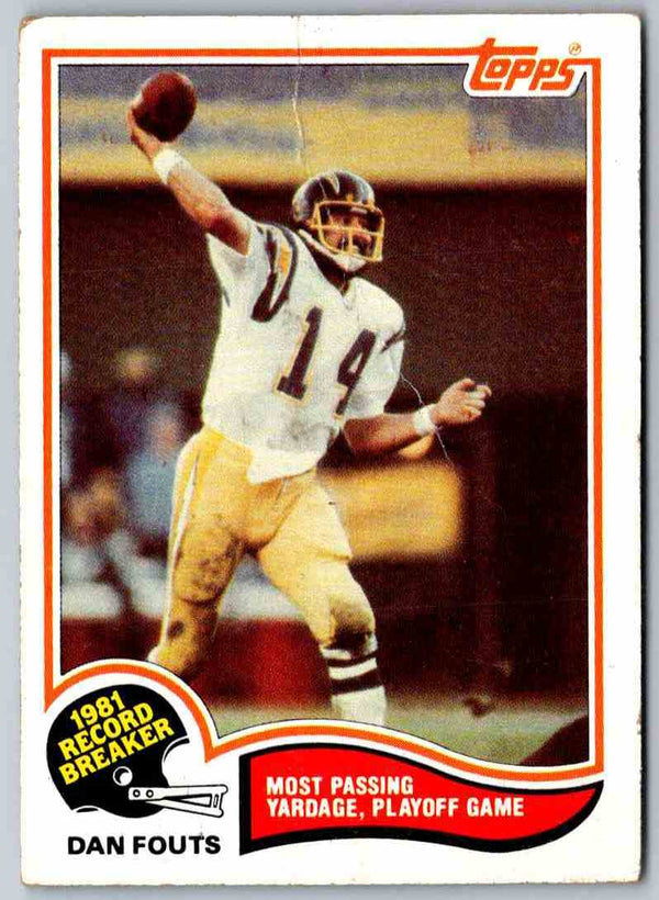 1982 Topps Dan Fouts #2