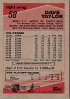 1989 Topps Dave Taylor #58