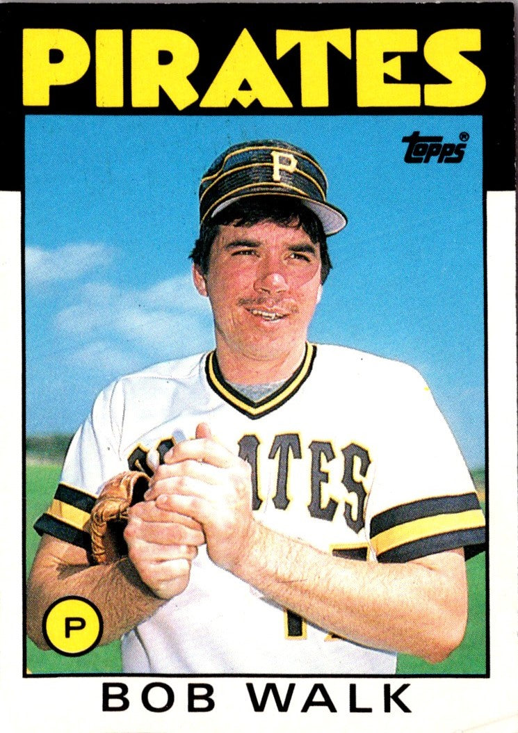 1986 Topps Traded Bob Walk