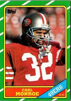 1986 Topps Carl Monroe #159 Rookie
