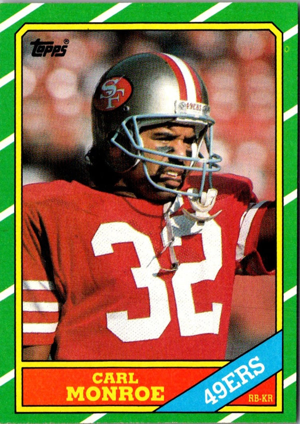1986 Topps Carl Monroe #159 Rookie