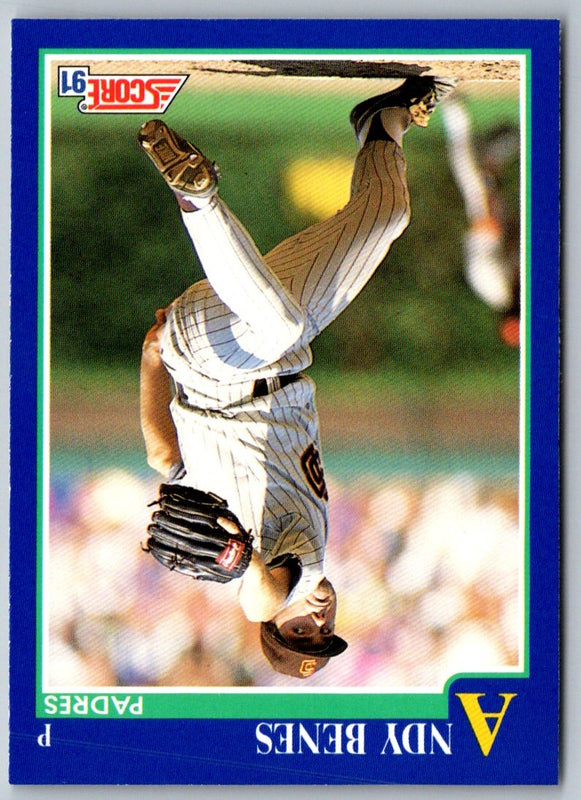 1991 Score Andy Benes #538