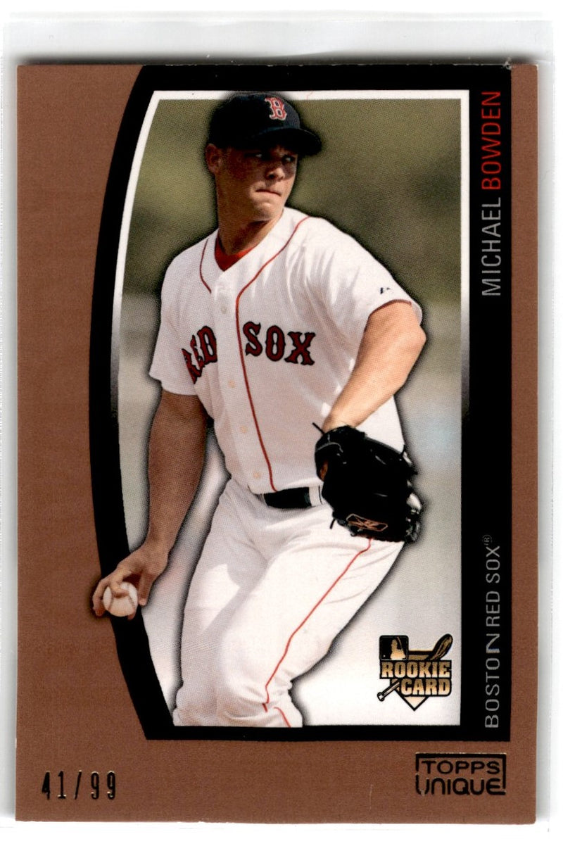 2009 Topps Unique Bronze Michael Bowden