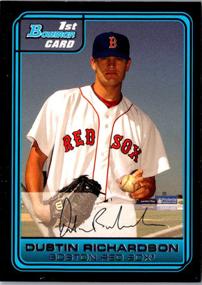 2006 Bowman Chrome Draft Picks & Prospects Dustin Richardson #DP35