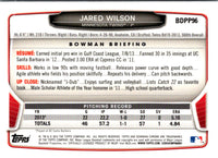 2013 Bowman Draft Picks & Prospects Chrome Jared Wilson #BDPP96