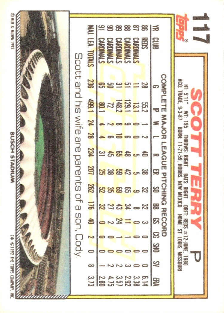 1992 Topps Scott Terry