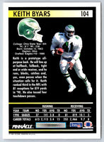1991 Pinnacle Keith Byars #104
