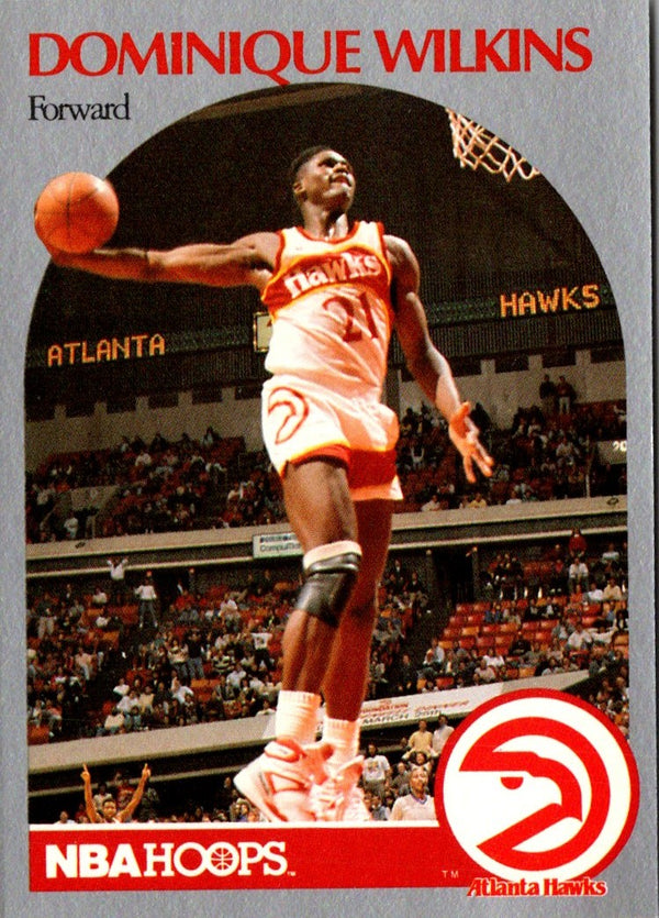 1991 Hoops 100 Superstars Dominique Wilkins #4