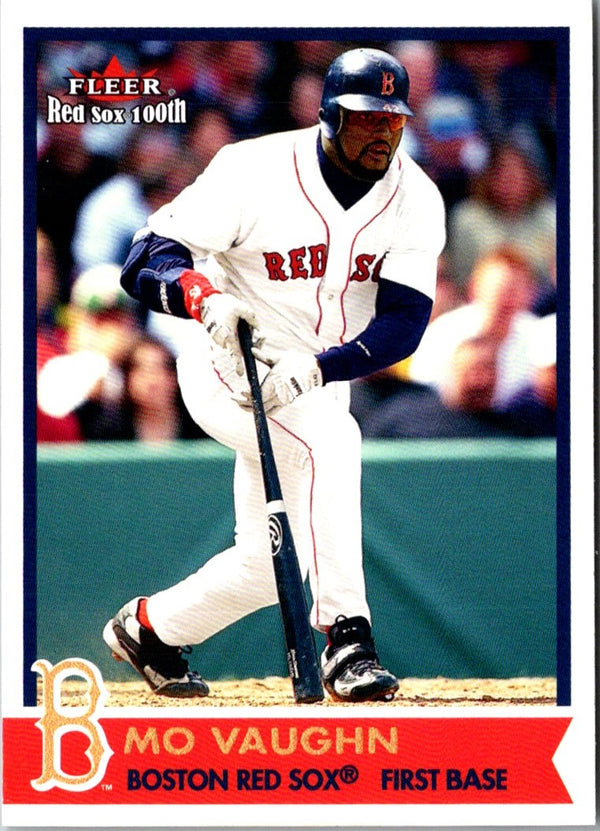 2001 Fleer Boston Red Sox 100th Anniversary Mo Vaughn #30