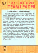 1991 Fleer Chuck Person