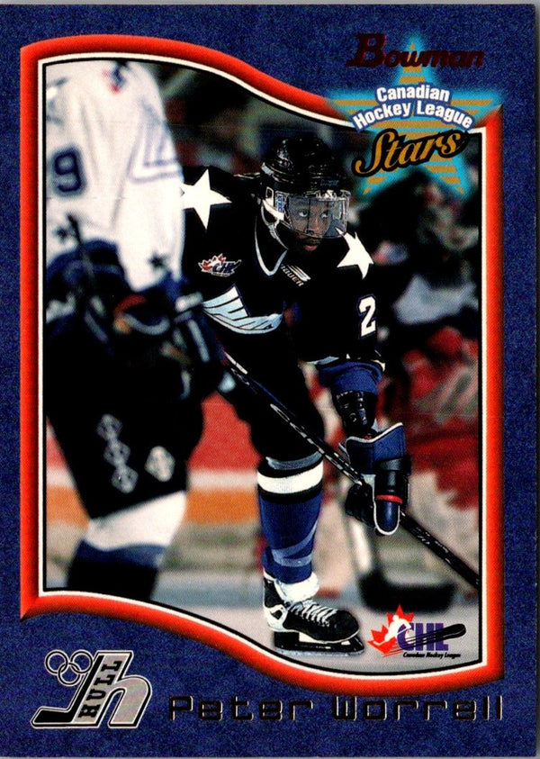 1997 Bowman CHL Peter Worrell #56