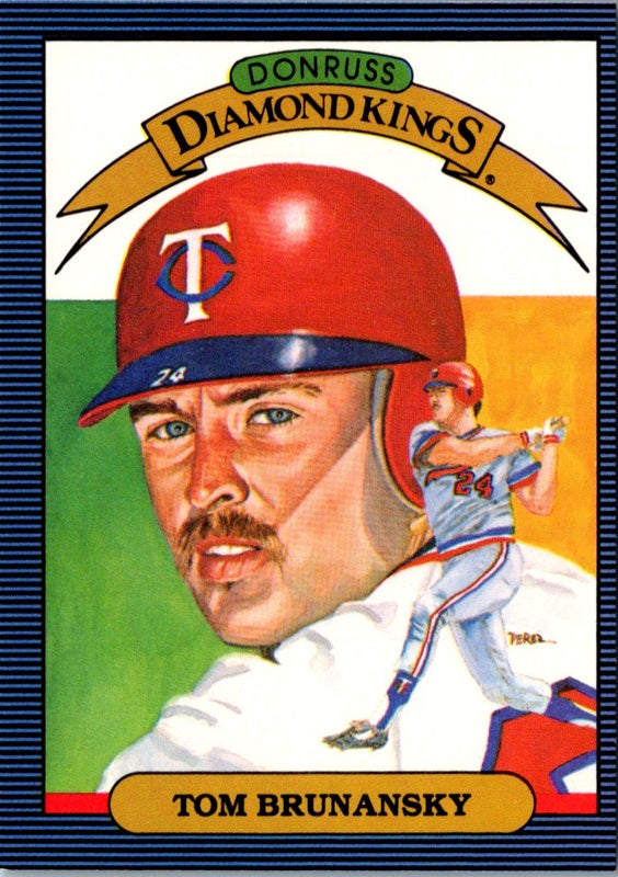1986 Diamond Kings Tom Brunansky #24