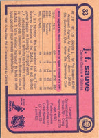 1982 O-Pee-Chee J.F. Sauve #33 Rookie