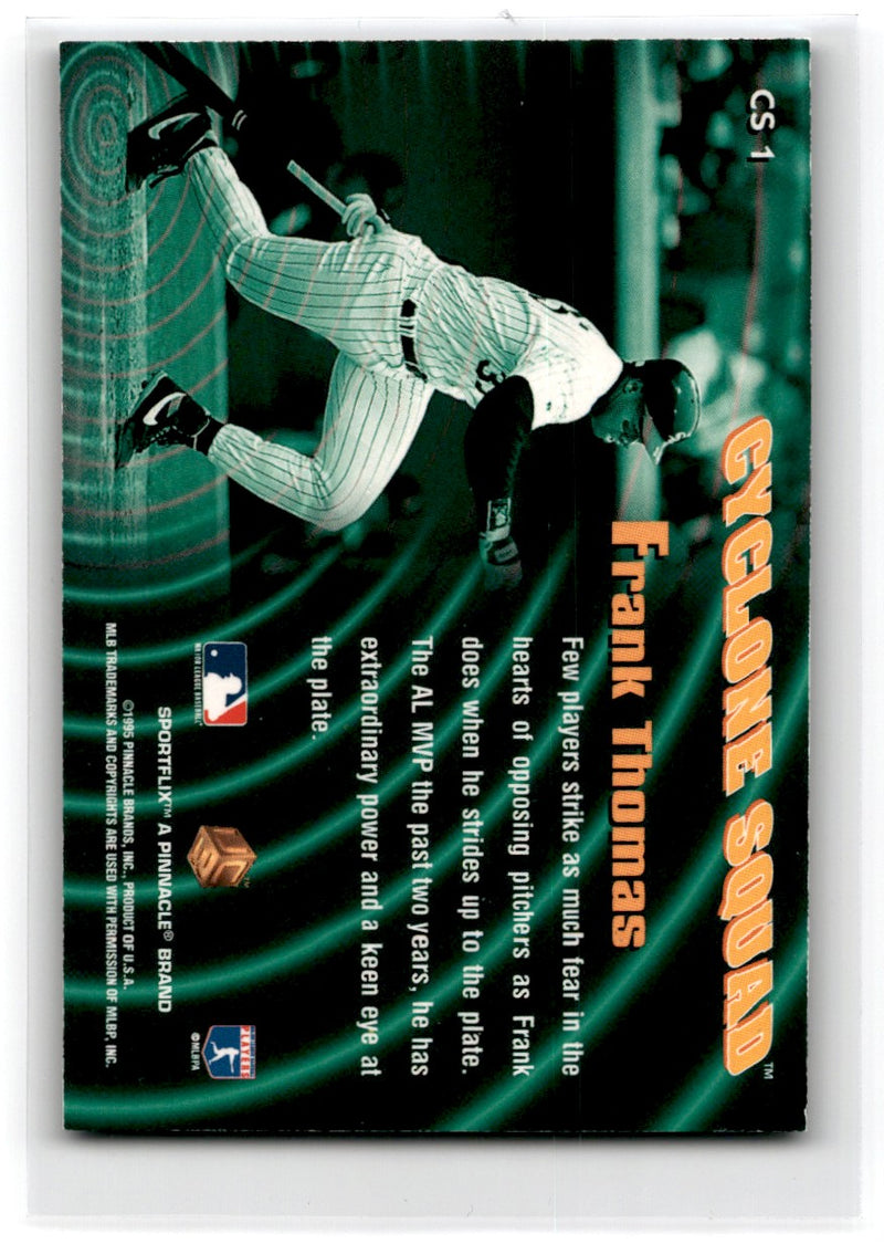 1995 Sportflix UC3 Cyclone Squad Frank Thomas