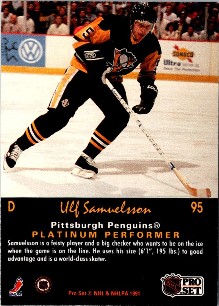 1991 Pro Set Platinum Ulf Samuelsson