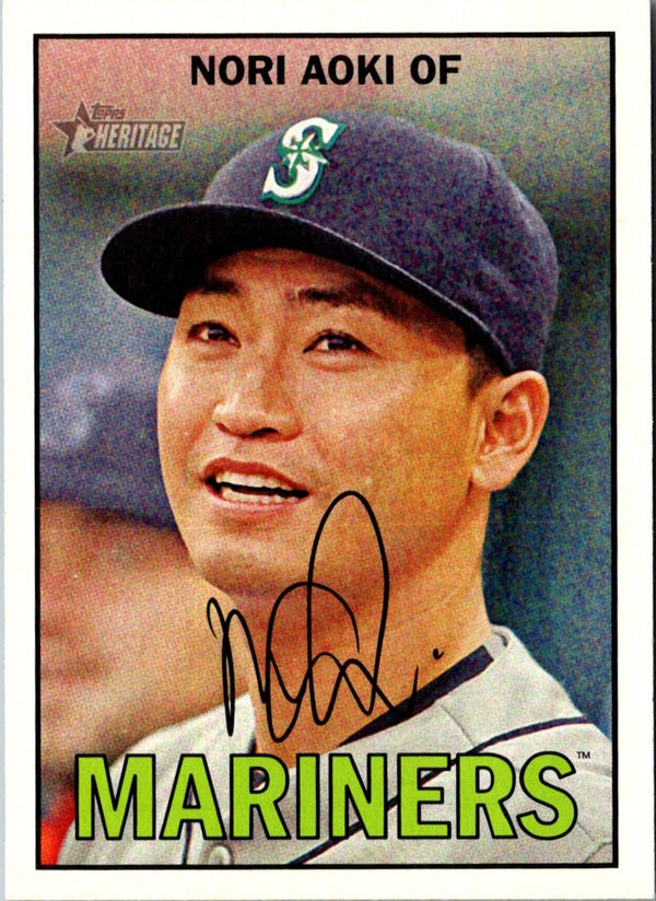 2016 Topps Heritage Nori Aoki #323