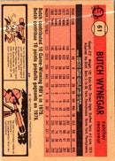1981 Topps Butch Wynegar