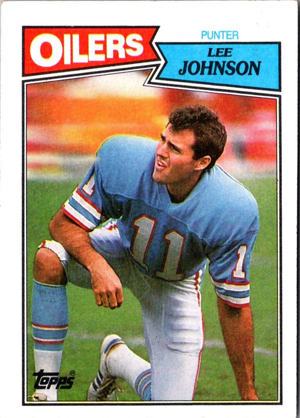 1987 Topps Lee Johnson #311 Rookie NM+