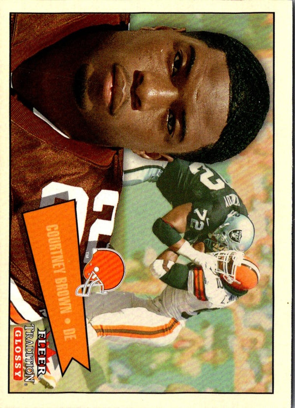 2001 Fleer Tradition Glossy Courtney Brown #39