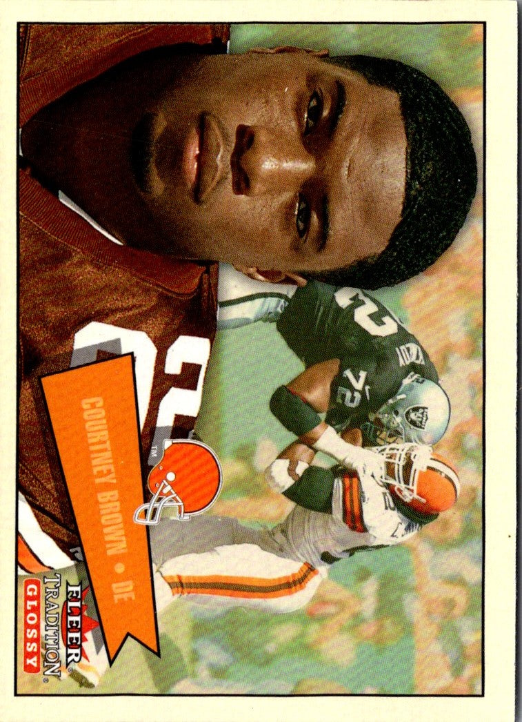 2001 Fleer Tradition Glossy Courtney Brown