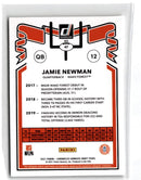 2021 Panini Chronicles Draft Picks Jamie Newman