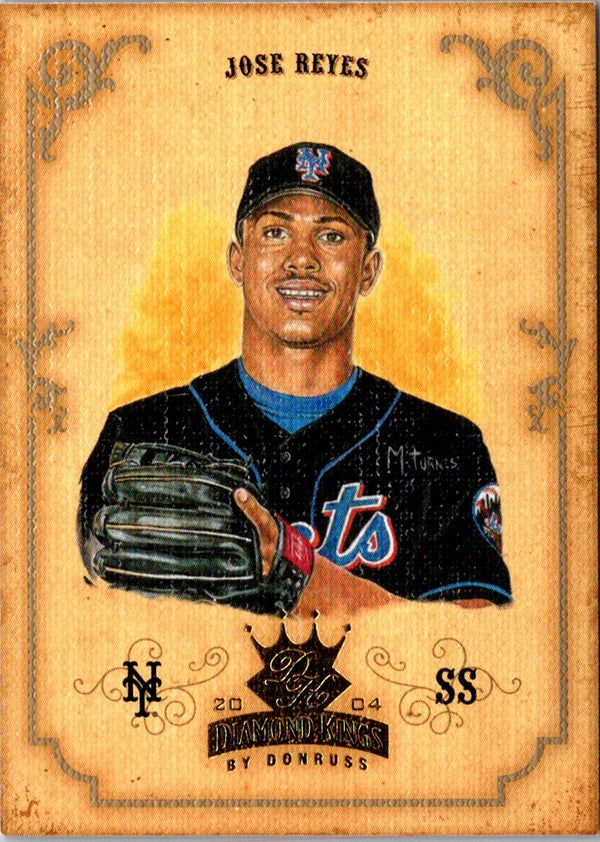 2004 Donruss Diamond Kings Jose Reyes #25