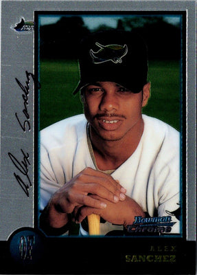 1998 Bowman Chrome Refractors Alex Sanchez #152