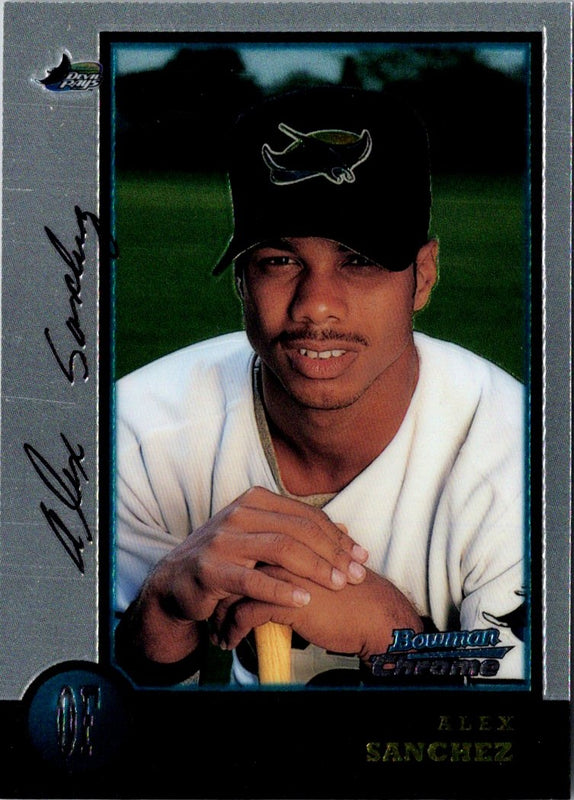 1998 Bowman Chrome Refractors Alex Sanchez #152