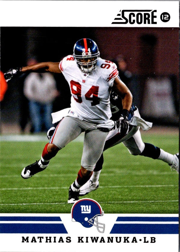 2012 Score Mathias Kiwanuka #38