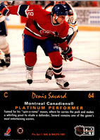 1991 Pro Set Platinum Denis Savard #64
