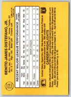 1986 Donruss Benny Distefano #514