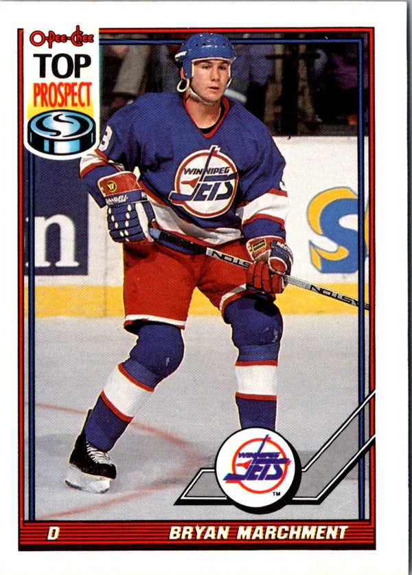 1991 O-Pee-Chee Bryan Marchment #116 Rookie