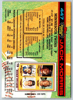 1991 Stadium Club Jack Morris #447